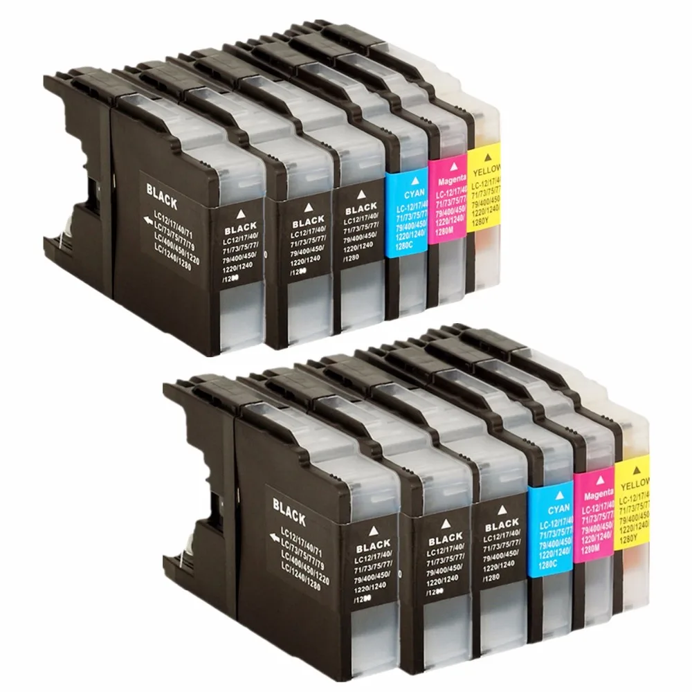 Replacement  Ink  Cartridges LC11/16/38 LC 11 16 38 LC11 LC38 LC16 LC-11 LC-38 LC-16 For  DCP-J715N DCP-J125 inkjet cartridge