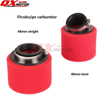 

48mm Foam Air Filter Sponge Cleaner Moped Scooter fit For oko koso pe carburetor Dirt Pit Bike