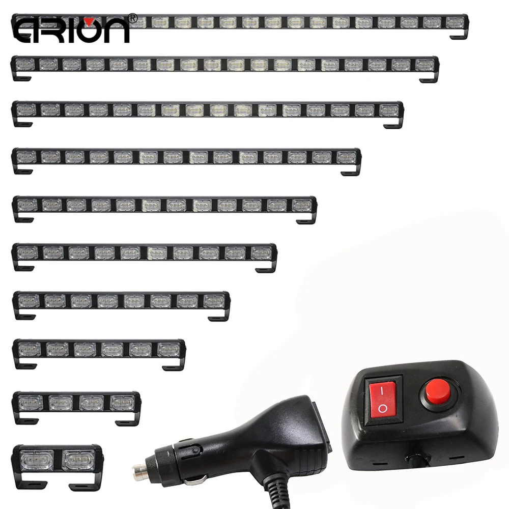 

CRION 144W 48 LED Hight Power Strobe Light Fireman Flashing Police Emergency Warning Fire Flash Stroboscope 12v Amber Lights