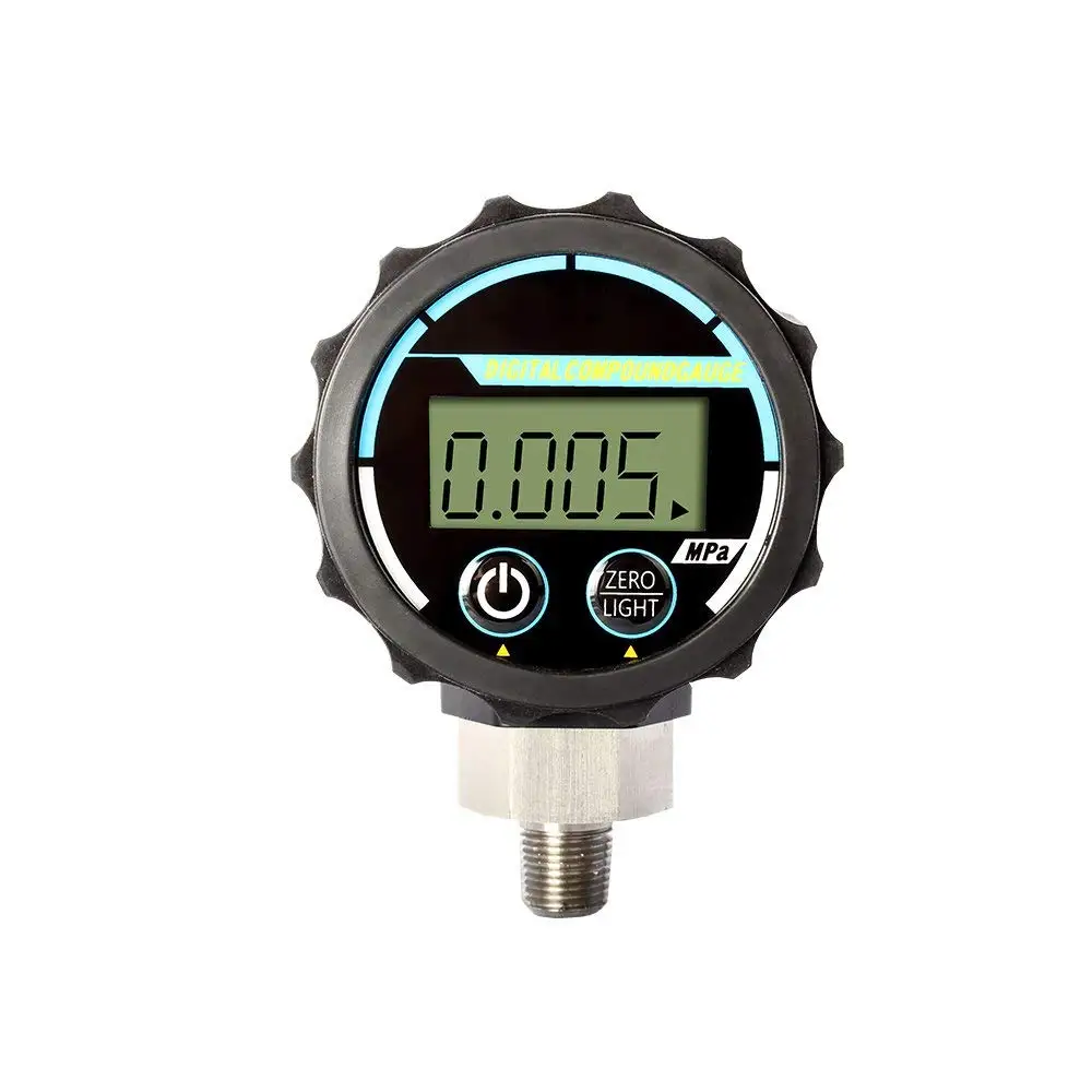 

Elitech Professional Digital Pressure Gauge for Air and Compatible Gases Range -0.100~5.000MPa, PG-20