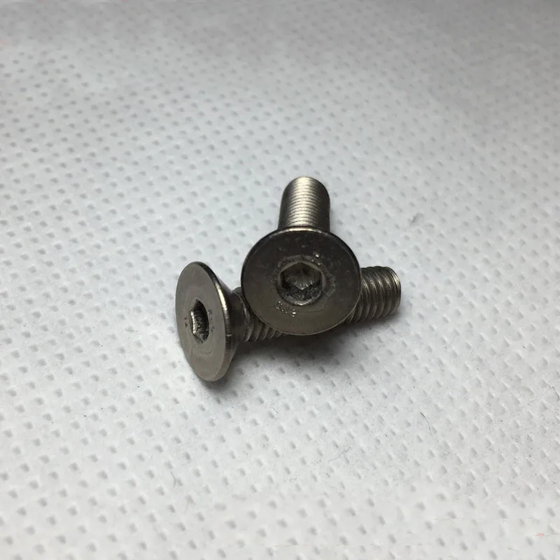 

M2.5 Allen Screws Countersunk head Hex socket Bolt Pure Titanium Flat Head