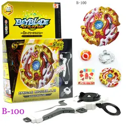 Новый Спиннинг Beyblade взрыв B104 105 BEYBLADE серии с Launcher и металлическая коробка Пластик Fusion 4D подарок игрушки для детей BAyblade