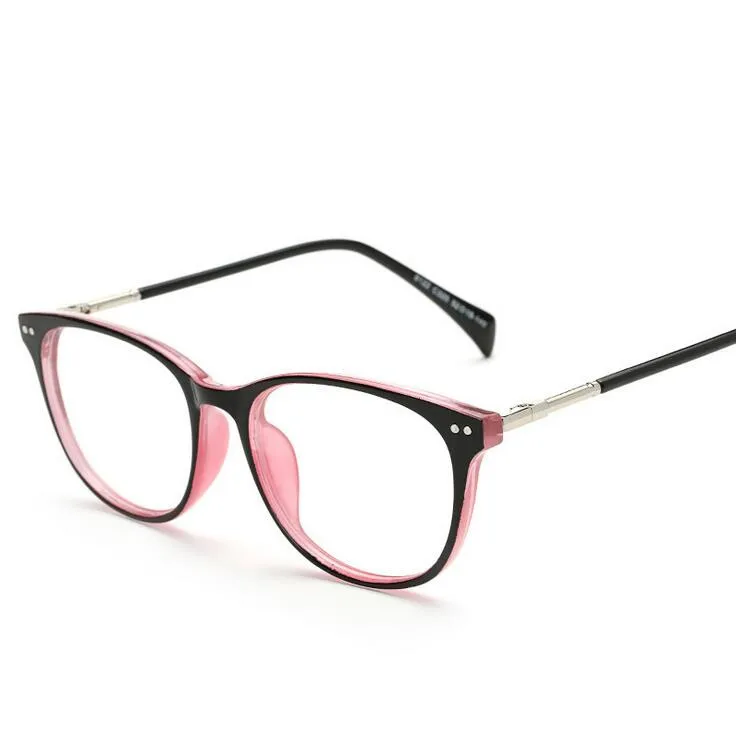

2018 Women's Optical Retro Eye Glasses Frame Unisex Spectacle Frame Fashion Eyeglasses Vintage with Clear Lens Oculos 8122