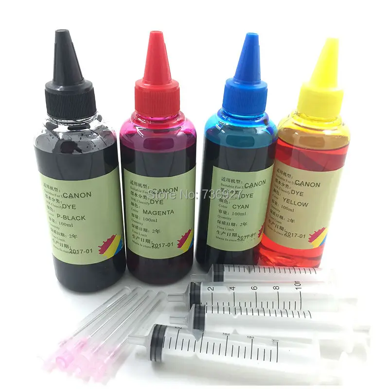 4X100 мл pgi-2600 pgi2600 чернил пополнения краситель для Canon Maxify ib4060 Maxify mb5060 Maxify mb5360 струйный принтер