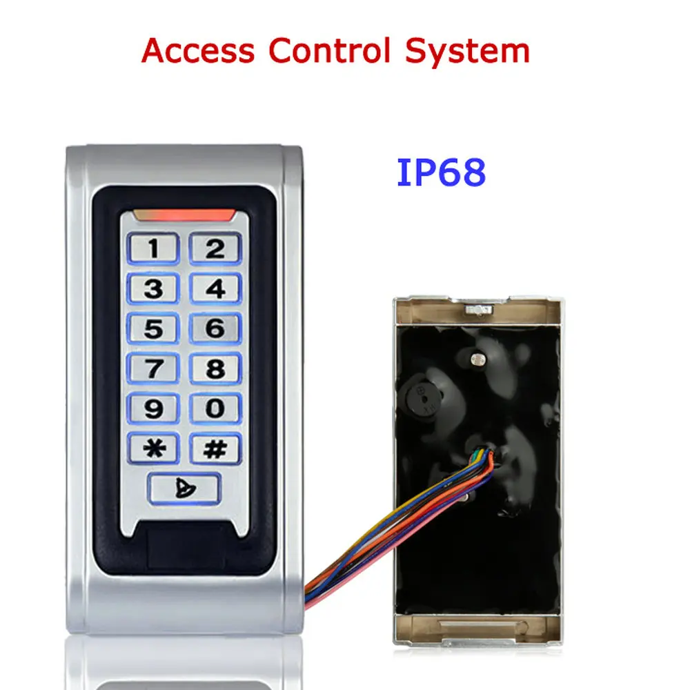 

Wholesale Door Access Control System Controller Waterproof IP68 Metal Case RFID Reader Keypad in stock Free Shipping