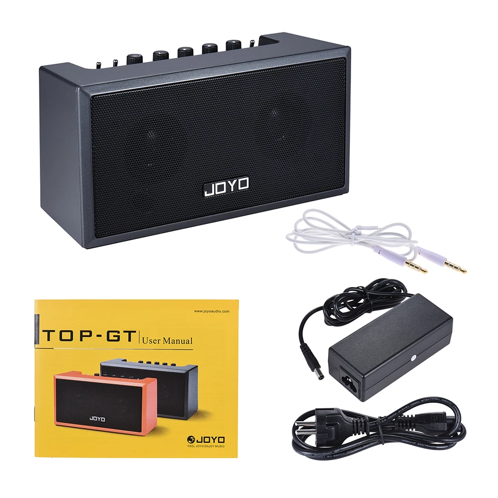 JOYO TOP-GT Мини гитарный усилитель динамик 2*4 Вт для гитары приложение смартфон MP3