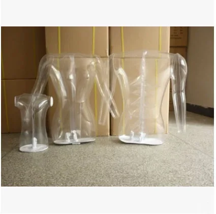 

Free Shipping!!Transparent Mannequin Clear Torso Form inflatable Torso Form Mannequin Clothing Display Form Inflatable Mannequin