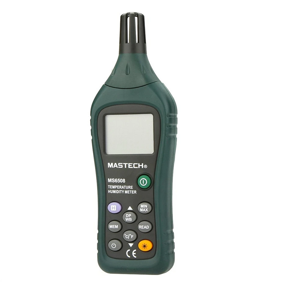 

MASTECH MS6508 High Precision Digital Temperature Humidity Moisture Meter