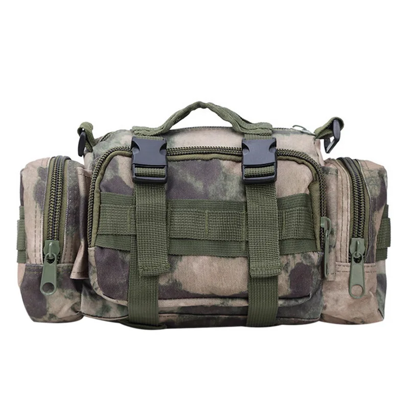 

Waterproof Military Waist Bag Tactical Waist Pack Molle Oxford Climbing Pouch Shoulder Bag Hand Outdoor Camping Hiking Mochila