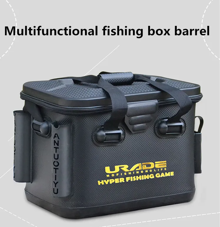 

Multifactional Lure Fishing Box EVA Portable Folding Bucket For Fish Water With Handle Leakproof Outdoor Fishing Tackle Bag