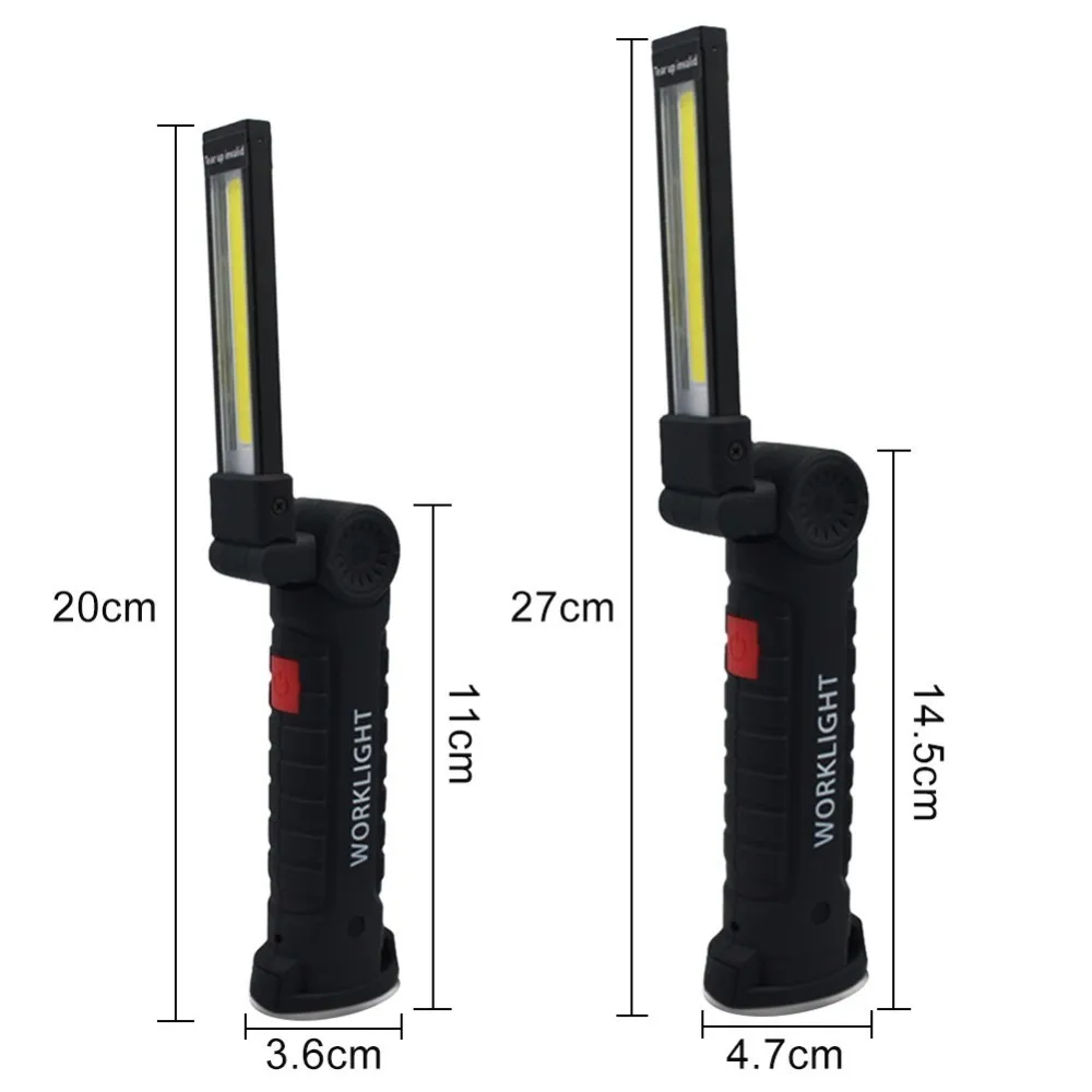 COB портативные подвижные рабочие огни многофункциональные и складные аварийные огни портативный светодиодный рабочий свет