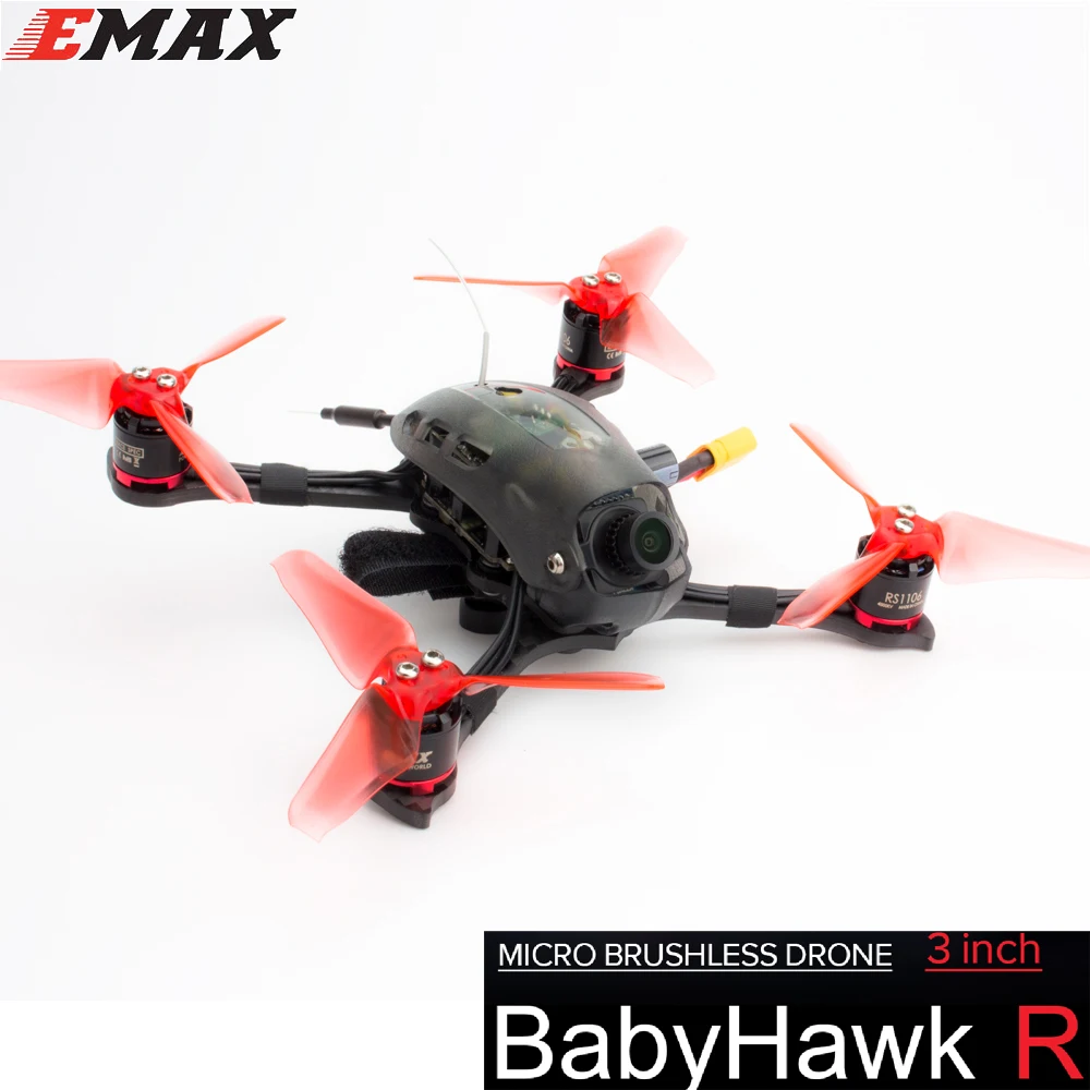 

Emax Babyhawk R Edition 112mm F3 Magnum Mini 5.8G FPV Racing Drone 3S/4S RC Quadcopter PNP / BNF Camera FPV Racing Drone