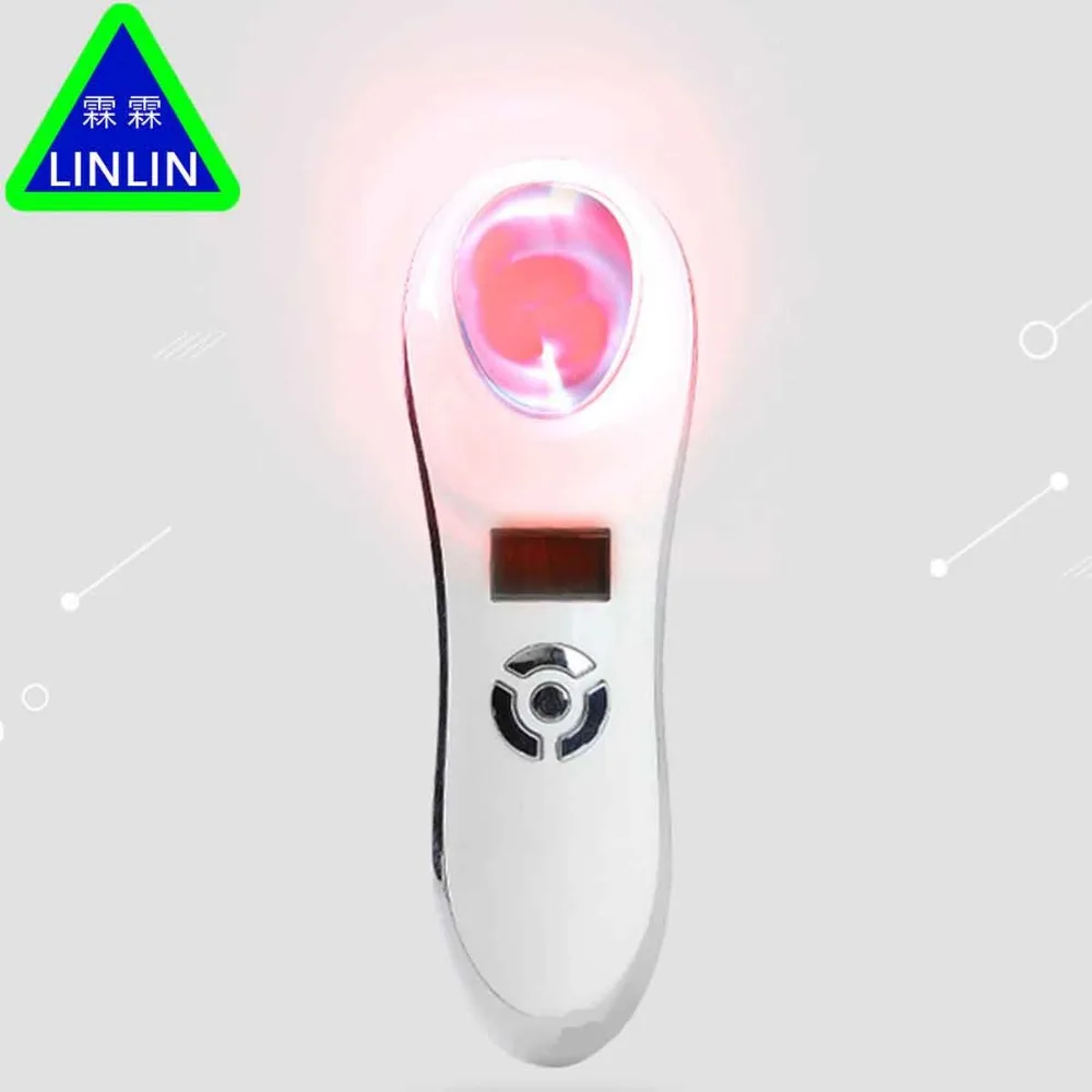  LINLIN Double use beauty apparatus for vibration and cold heat Import and export beauty apparatus C