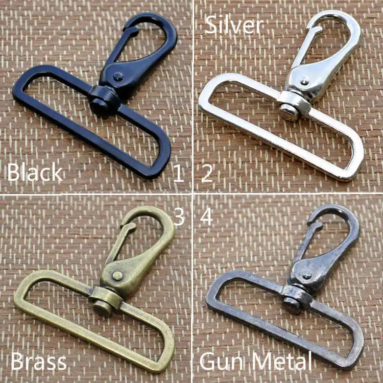 2" For 50mm bing 4pcs Metal Swivel Clips Snap Hook Trigger Style