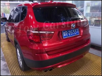 

ruby red Gloss Metallic Car Wrap Styling With Red candy with Air Free full car Covering FOIL Film PROTWRAPS 1.52x20m/Roll