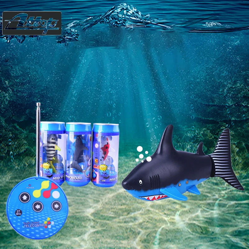 

ATTOP Remote Control Fash Toy Shark Fish diving Fishes Balloons Underwater Radio-Controlled Animal Toys Best Kid Toy Gift