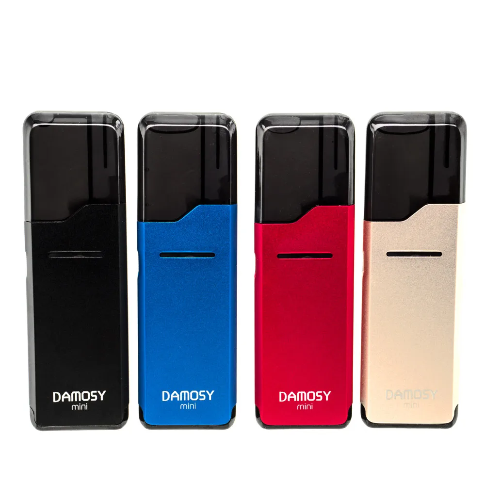 

Mini cigarette Electronic Kits Atouch Damosy Mini Kit pod vape with 2ml Cartridges 400mAh Battery Built in VS Suorin air