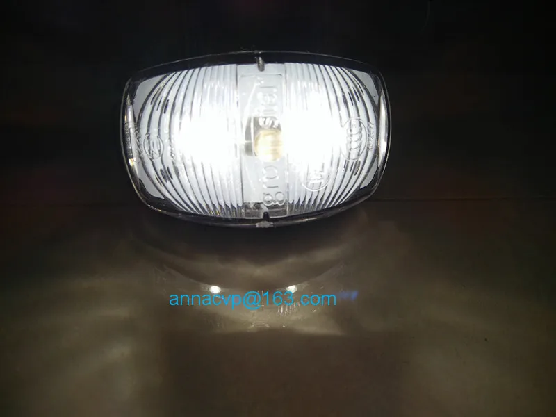 Светодиодный контурный габаритный фонарь зазор передний контурный индикатор для кабины фары E4 одобренные белые части прицепа