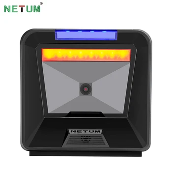 

NT-2080 2D / QR Omnidirectional Barcode Scanner Flatbed Desktop Bar code Reader for Store NETUM