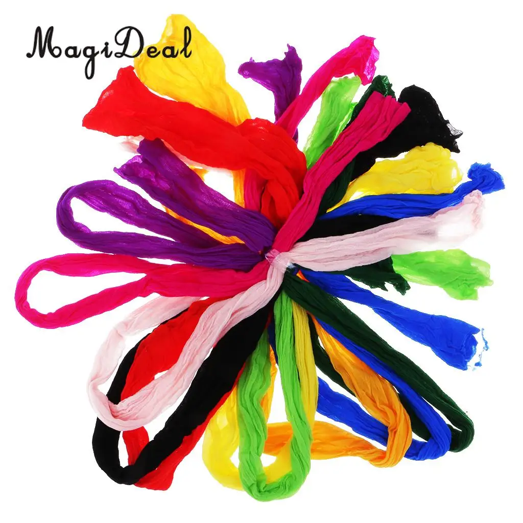 10Pcs Mixed Colors Nylon Floral Stocking Flower Making Accessory Handmade Diy Crafts
