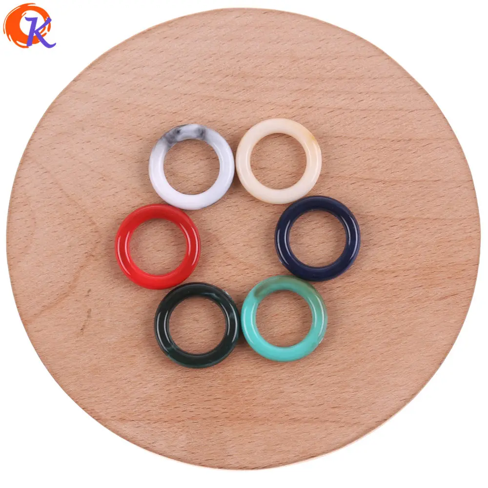 

Cordial Design 18MM 300Pcs Acrylic Beads/Hand Made/Marble Effect Bead/Ring Shape/Beads Earring Findings/Jewelry Accessories