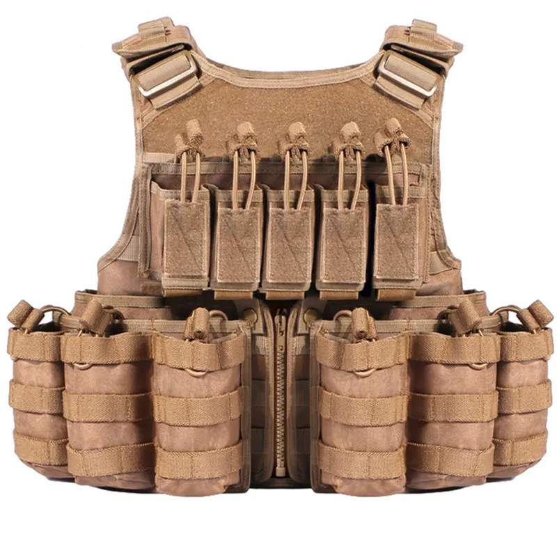 

Detachable 600D Nylon Molle Tactical Vest Tops Outdoor Hunting Shooting Camping Training CS Field Combat Armor Gear Waistcoat