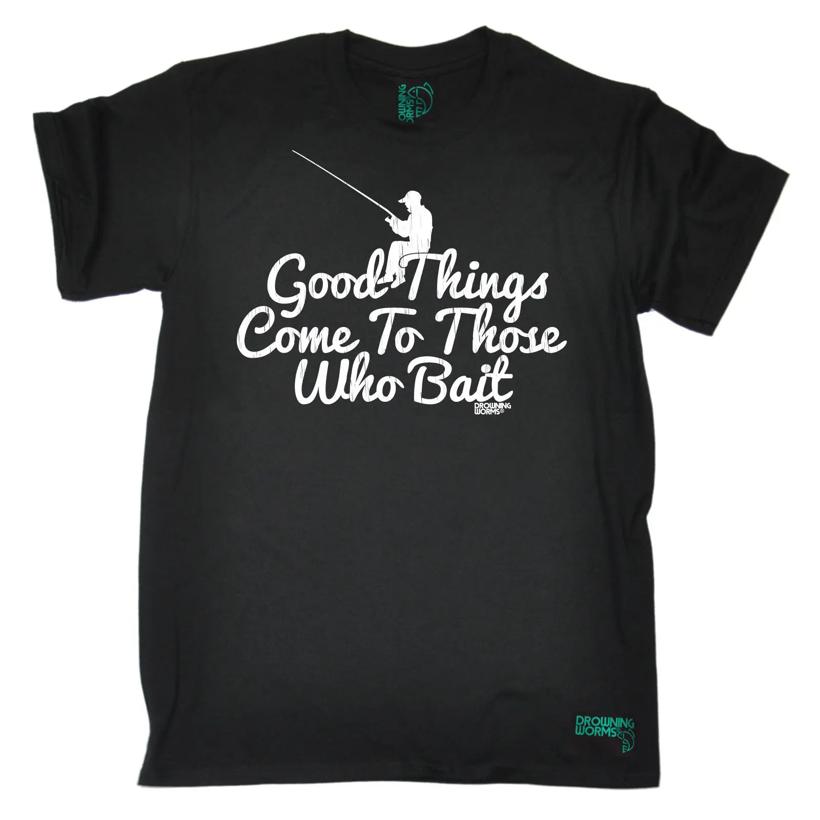 Good Things Those Who Bait MENS Drowning Worms T-SHIRT Tee Birthday Gift Fishinger T Shirt Fashiont Free Shipping Top | Мужская одежда