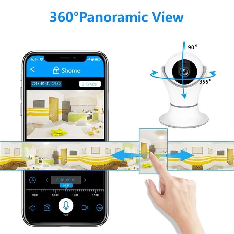 IP камера видеонаблюдения 2 Мп Wi Fi 1080P|Камеры видеонаблюдения| |