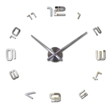 3d diy гостиная Новые Акриловые кварцевые наручные часы, настенные часы reloj de pared украшения дома Горячая Распродажа стикер