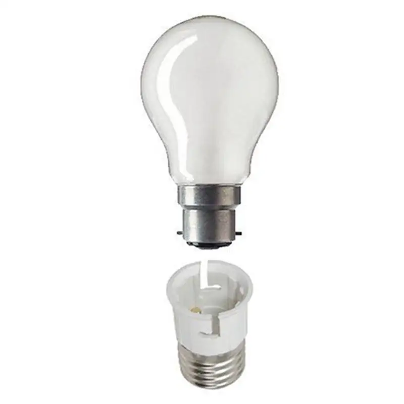 

LumiParty E27 to B22 Base Socket LED Light Lamp Bulb Fireproof Holder Adapter Converter Socket Change