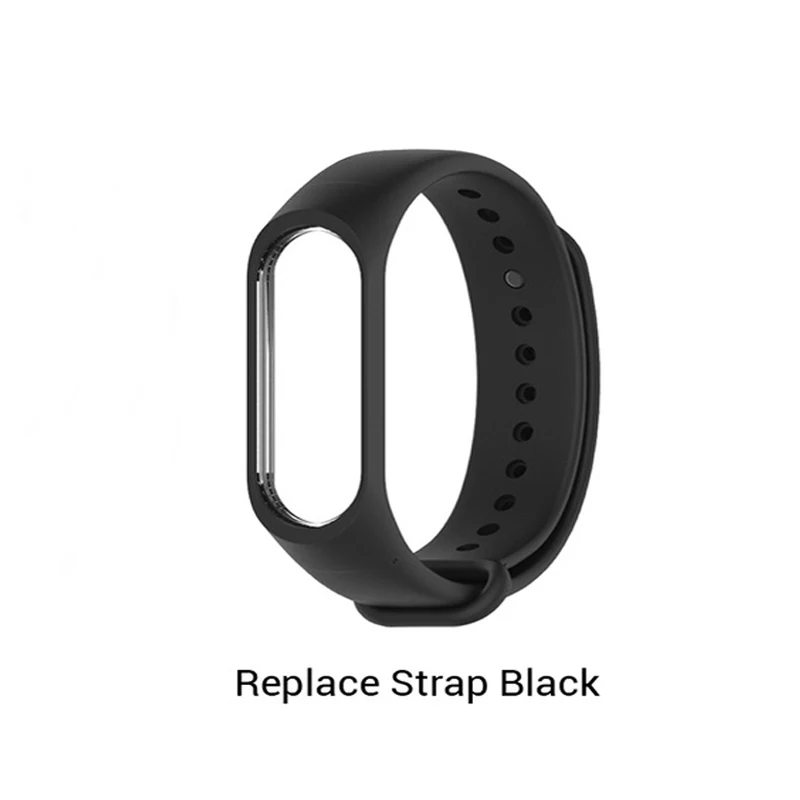 Smartband M3 Браслет спортивный фитнес-Браслет Сенсорный экран Smartband трекер активности Монитор Сердечного Ритма Смарт-браслет часы - Цвет: 1 Black Strap