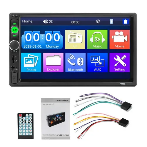 

Car Radio Player Mirror Link autoradio 2 din General Car Models 7'' inch LCD Touch Screen Bluetooth