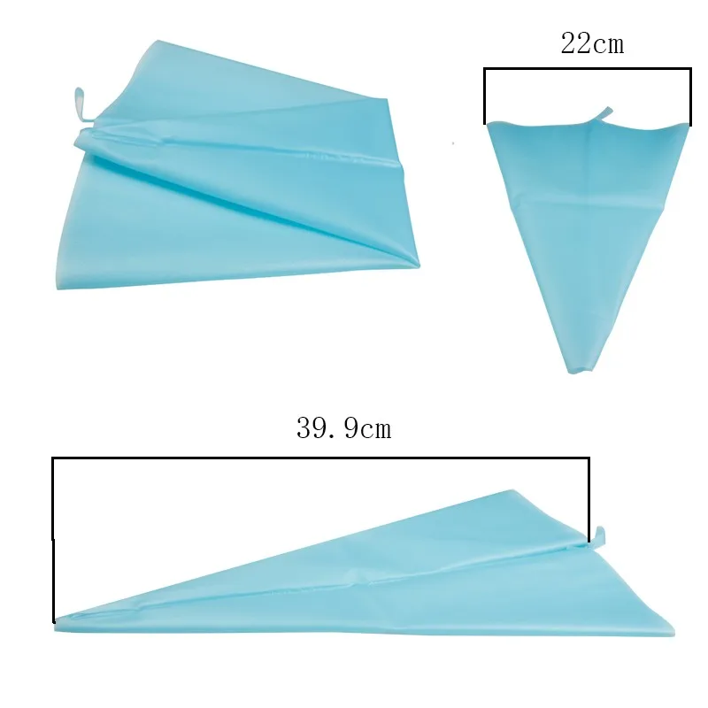 Силиконовый многоразовый мешок для глазури большого размера, кондитерский мешок, кондитерский мешок для торта, крема, инструмент для декора, помадный десерт, декораторы, подарок 03121