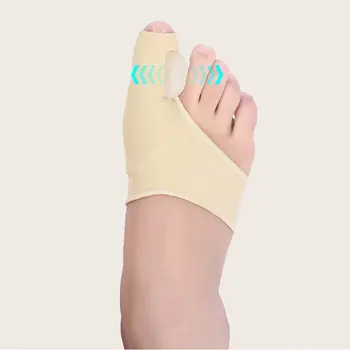 

1pair/set Feet Health Care Adjuster Soft Bunion Protector Toe Straightener Toe Separating Silicone Separators for Toes Thumb