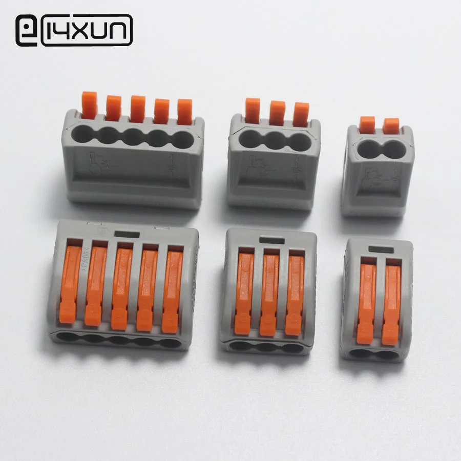EClyxun 10 шт. 2 контактный 3 5 Универсальный провод быстрый соединитель 32A/250V