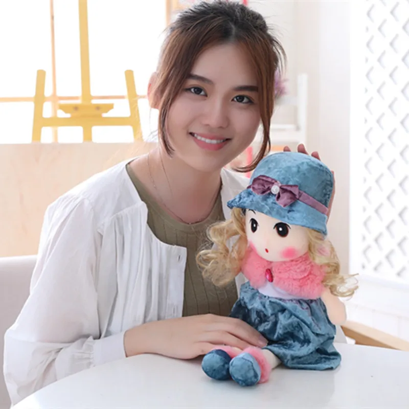 45 см Новая мода маленькая девочка Спящая кукла Kawaii принцесса мягкие куклы