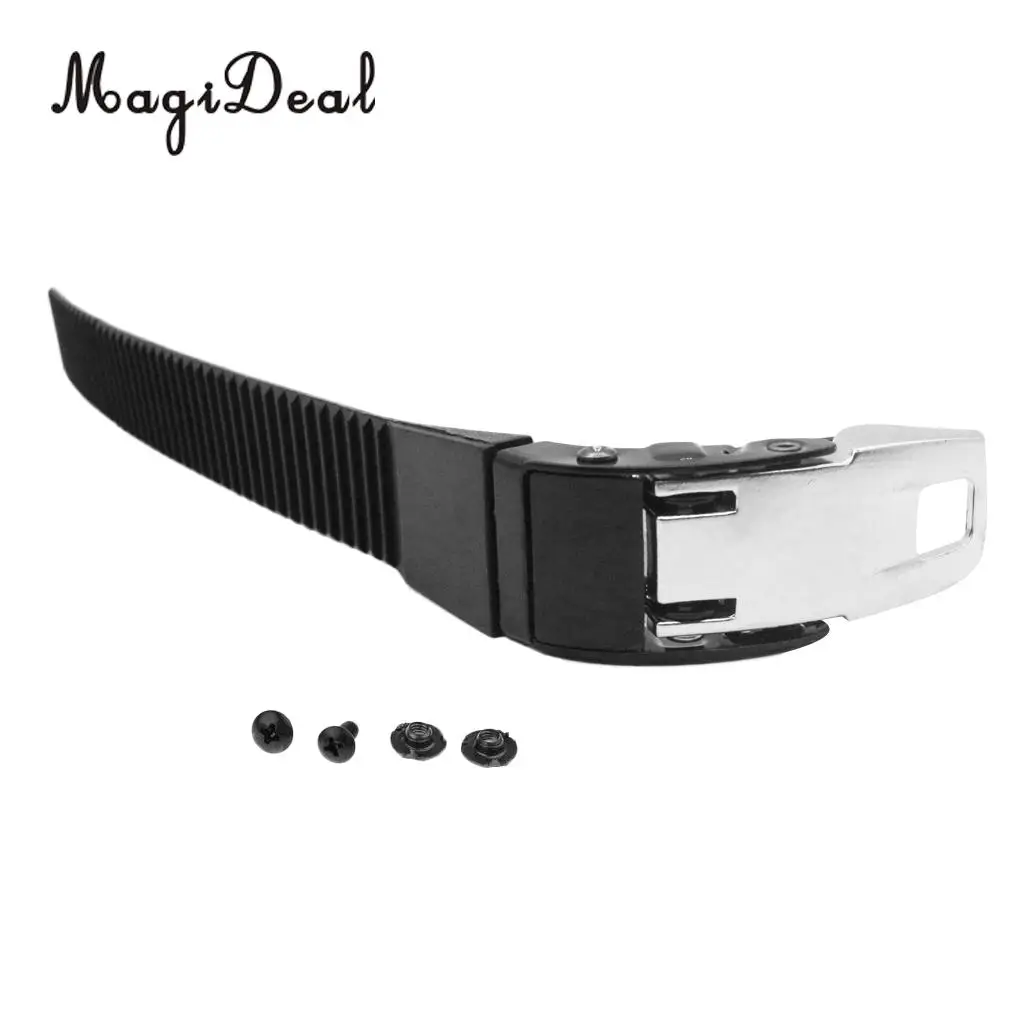 MagiDeal 2 Pieces Replacement Inline Skates Roller Skating Shoes Energy Strap Fastener Belt with Screws Installation Dropship