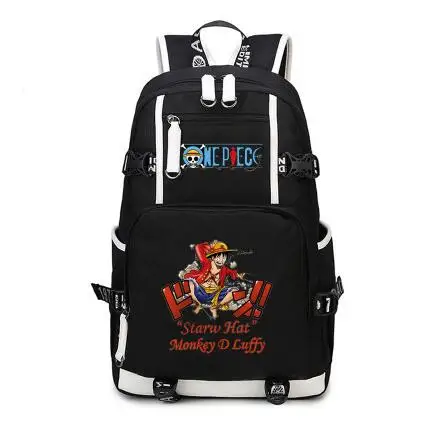 

High Q Anime One piece UNISEX new backpacks for teenage canvas backpack Anime Backpack a bag