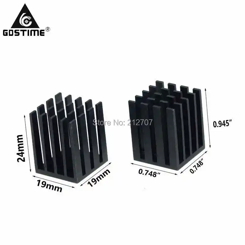 19X19X24MM  heatsink black(1)