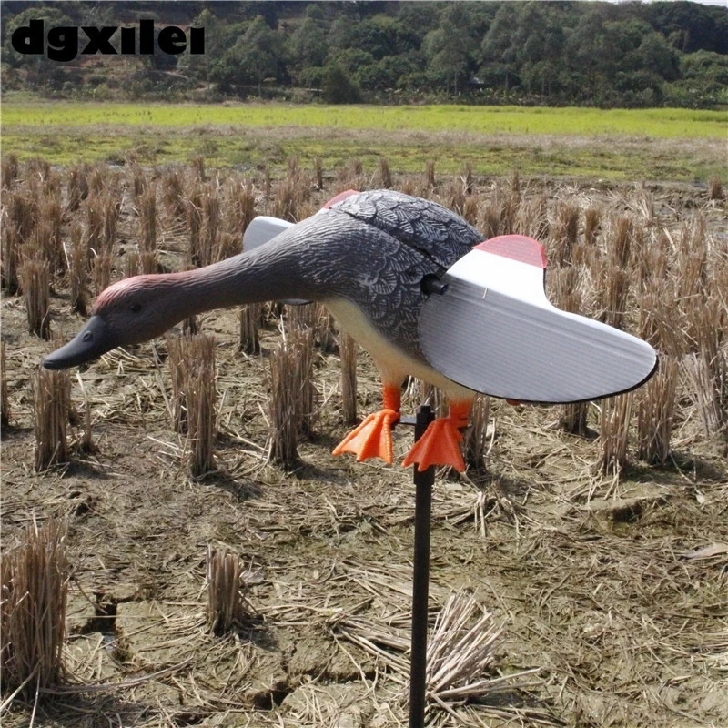 

2018 New Arrival Hunting Decoy Outdoor Hunting Bait GADWALL Duck For Hunting Remote Control 6V With Magnet Spinning Wings