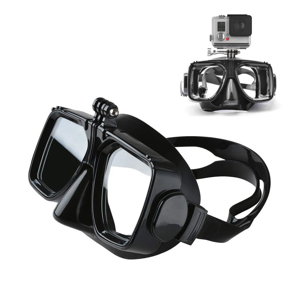 Professional Underwater Mask Camera Diving Mask Swimming Goggles Diving Glasses Action Camera Holder For Gopro Accessories Sports Camcorder Cases Aliexpress