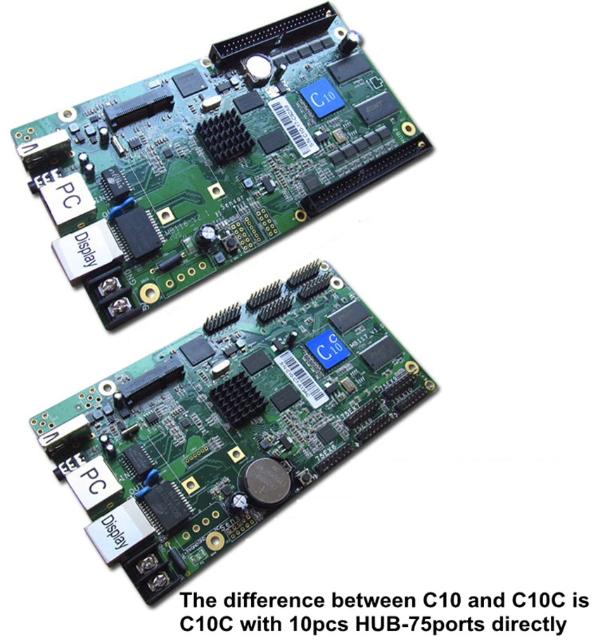 HD-C10/HD-C10C контроллер с поддержкой Wi-Fi rj45 синхронный светодиодный модуль управления карты p2 p2.5 p3 p4 p5 p6 p8 p10 rgb полноцветный светодиодный экран