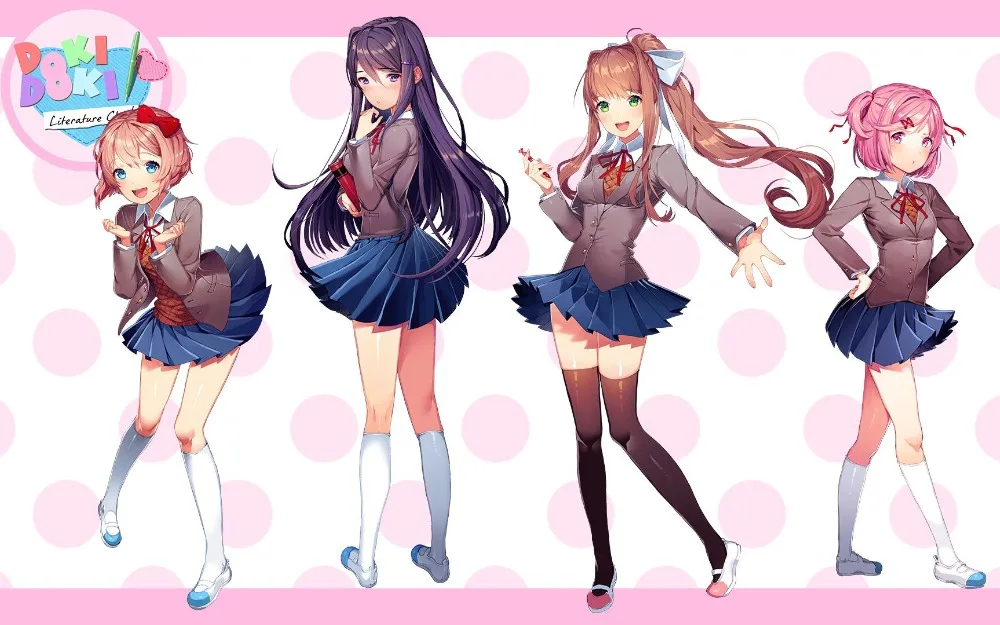 Game Ddlc Doki Doki Literature Club Cosplay Shoes Sayori Yuri