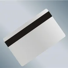 100 шт./лот, пустая ПВХ магнитная полоса, Hi-Co, 3 дорожки, магнитная карта, поддержка MSR, устройство с высоким сопротивлением