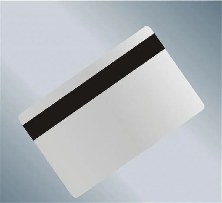 

100Pcs/lot Blank PVC Magnetic Stripe Card Hi-Co 3 Track Magnetic Card Support MSR High Resistance Device