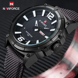NAVIFORCE Элитный бренд для мужчин часы модные для мужчин s нейлоновый ремешок наручные часы для мужчин кварцевые популярные спортивные часы