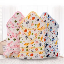 Детское летнее тонкое одеяло из хлопка, 80x80 см, Пеленальное Одеяло для новорожденных, мягкое банное полотенце для младенцев, постельное белье, спальный мешок