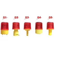 Red Rotating Beacon Warning Light Lamp Solar LED Emergency Warning Light LED Indicator Alarm Lamp Traffic Boat Lights Navigation solar led security lights strobe lights simulation virtual alarm warning free wiring car traffic warning lights security lights