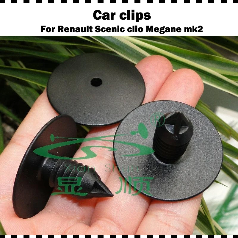 

High quality plastic Wheel Arch Lining Splash Guard Trim Clips For Renault Clio MK2 Scenic Megane 10/20/50/100 pcs