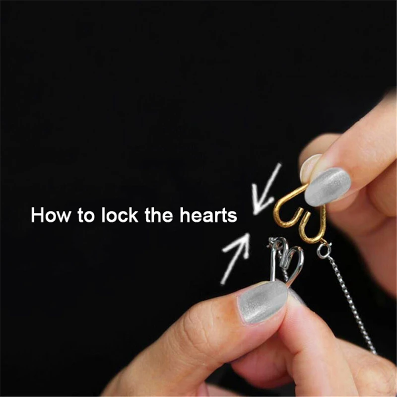 Lotus Fun Настоящее серебро 925 проба ожерелье s ручной работы ювелирные изделия Сердце к сердцу ожерелье с подвеской аксессуары для женщин